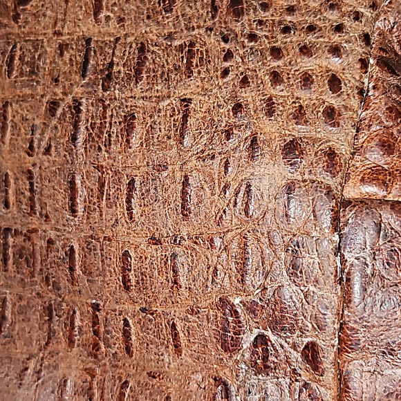 Looka Designer Embossed Leather Tote - Picture 11 of 12